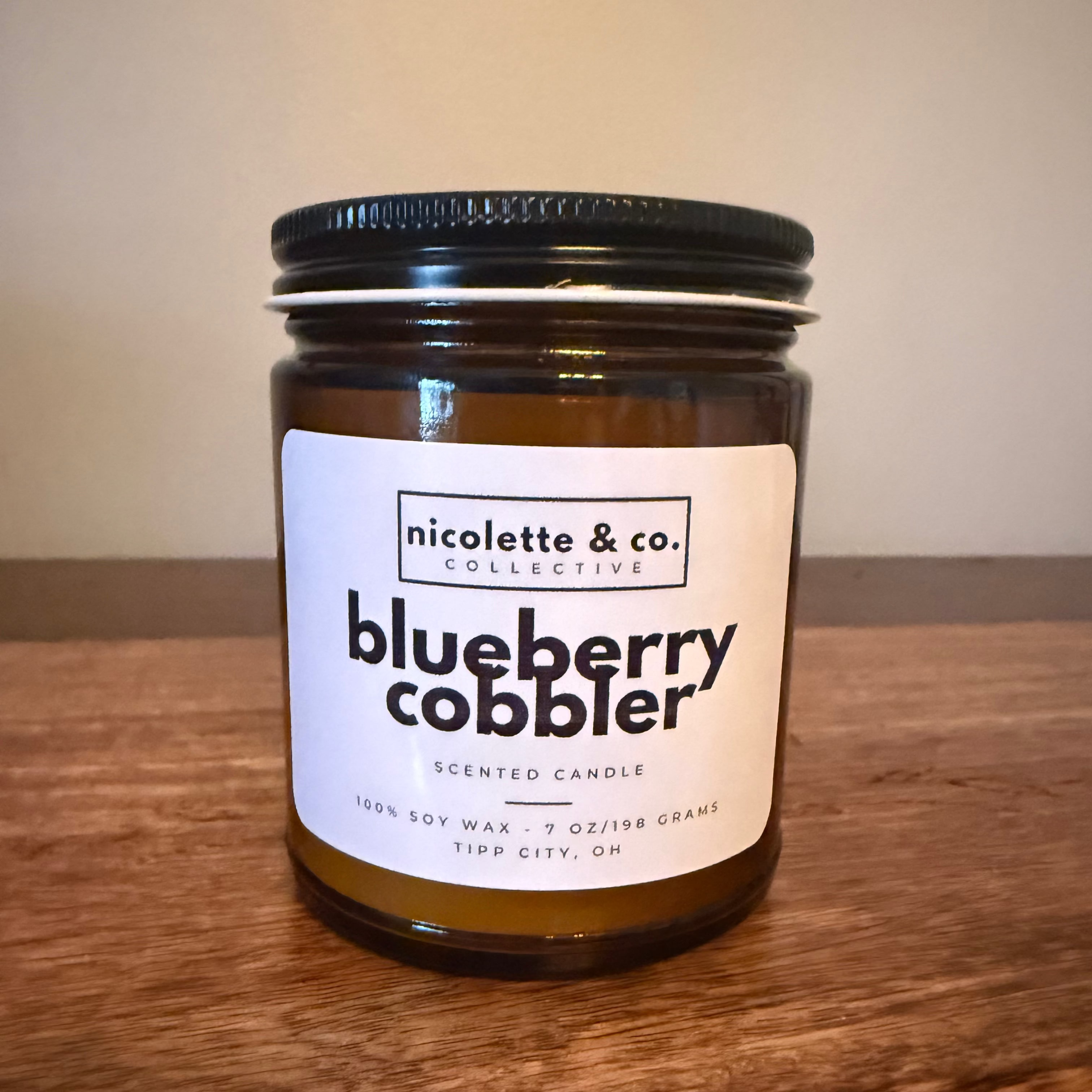 blueberry cobbler candle