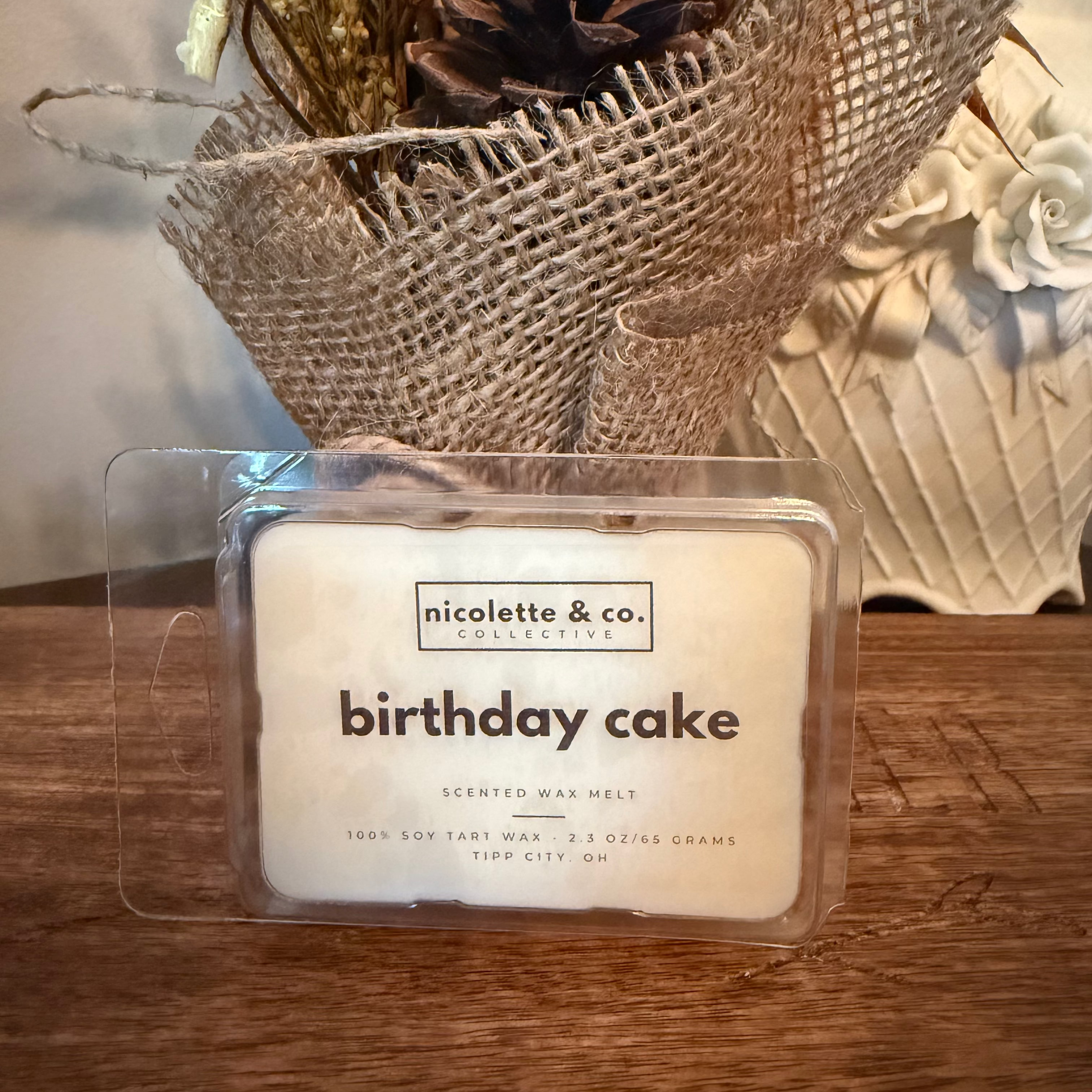 birthday cake wax melt